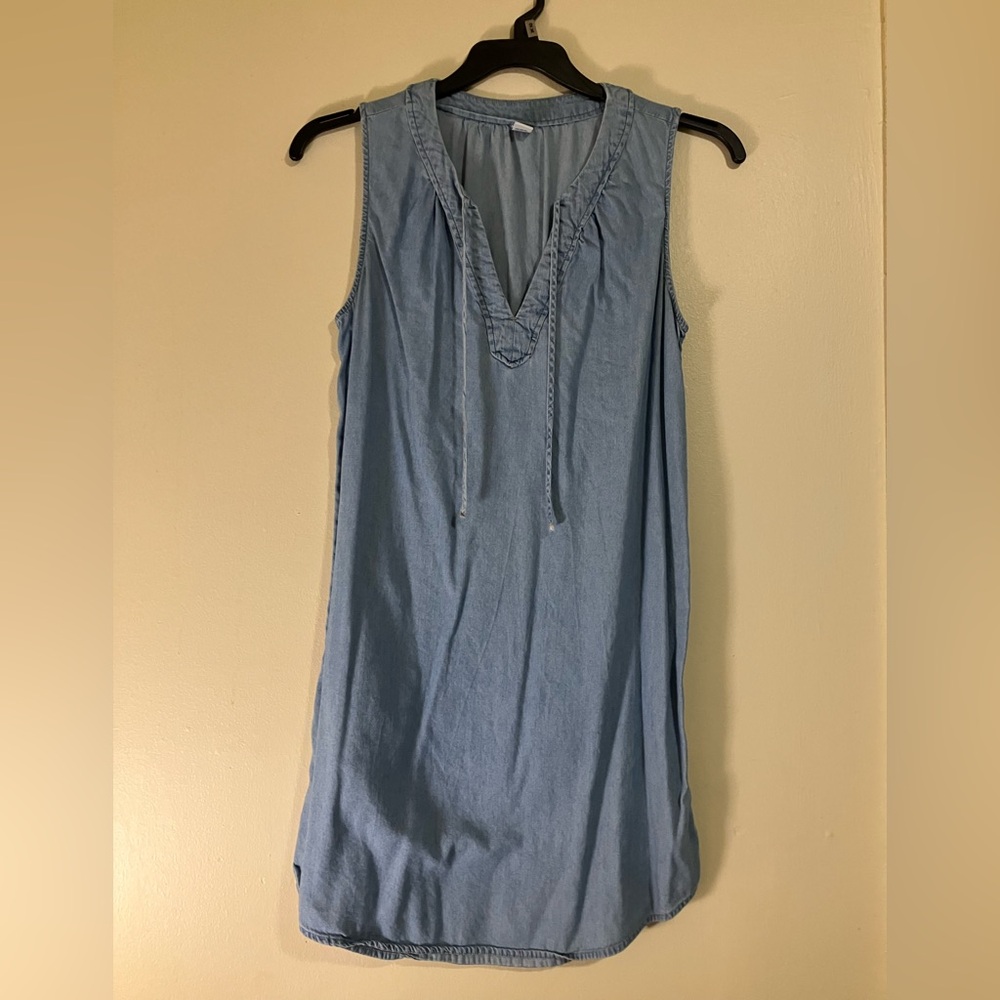 Old Navy Light Blue Sleeveless Mini Dress